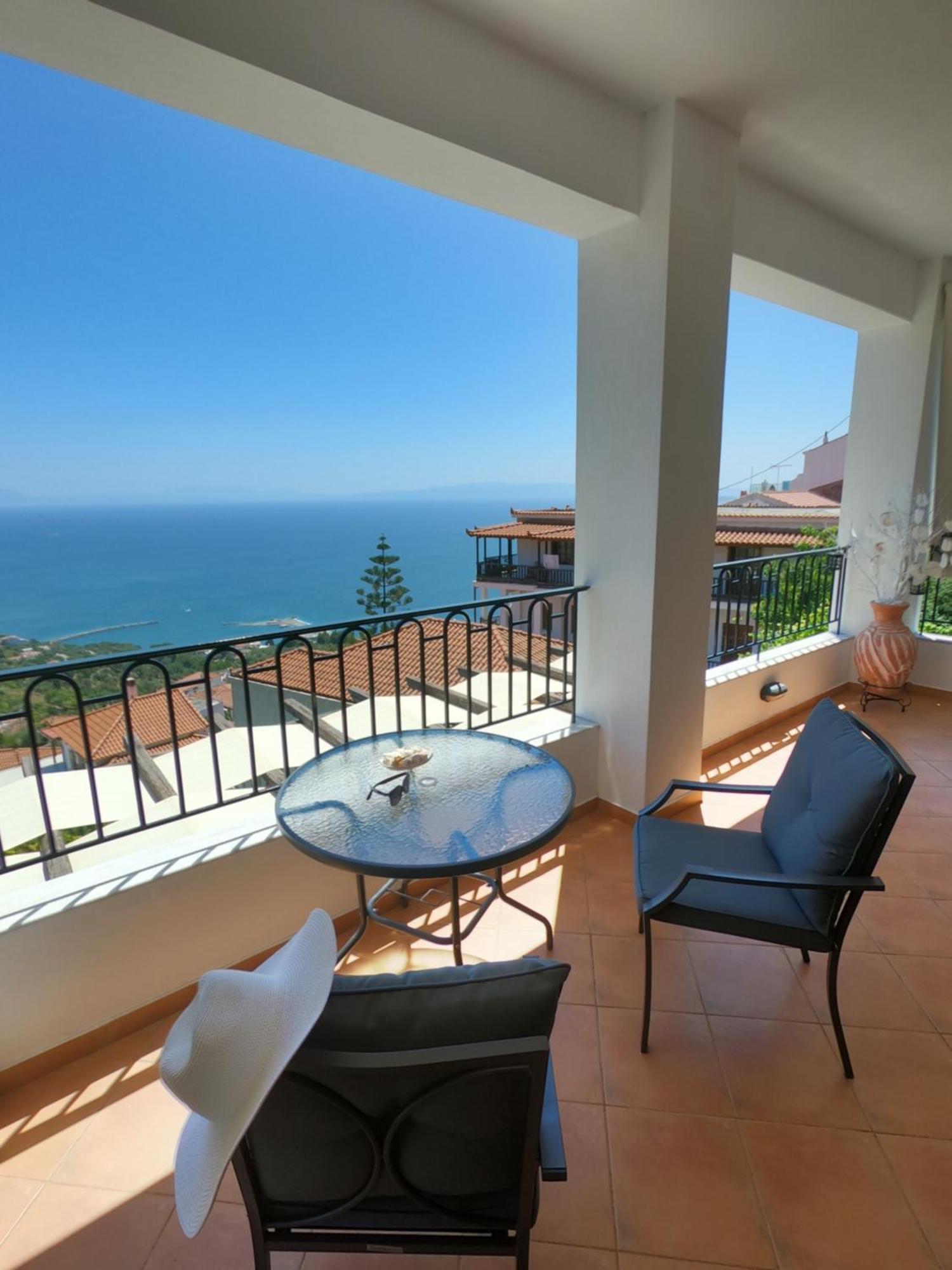 Horizon Studios With Sea View - Free Parking Glossa Exterior foto