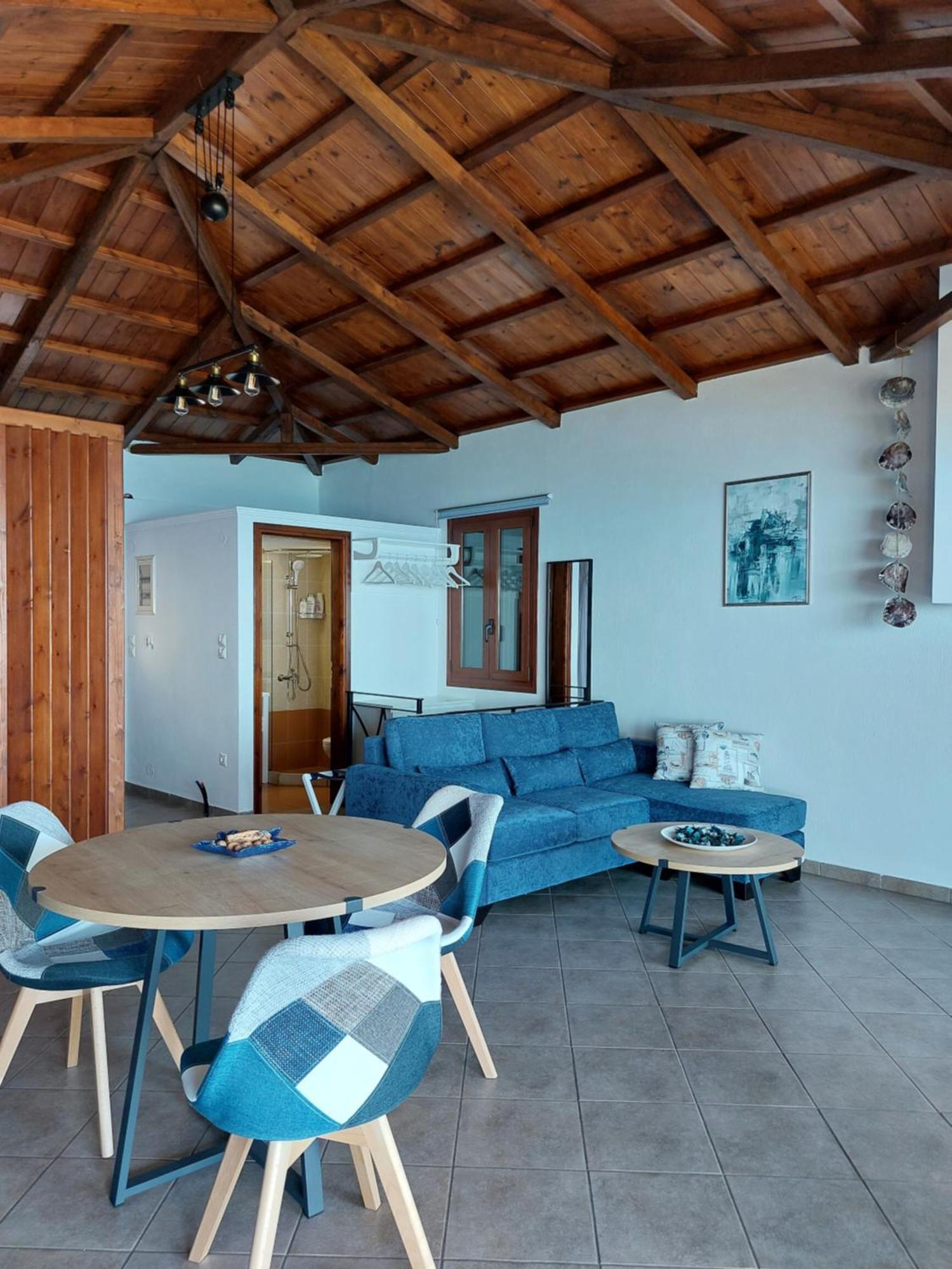 Horizon Studios With Sea View - Free Parking Glossa Exterior foto